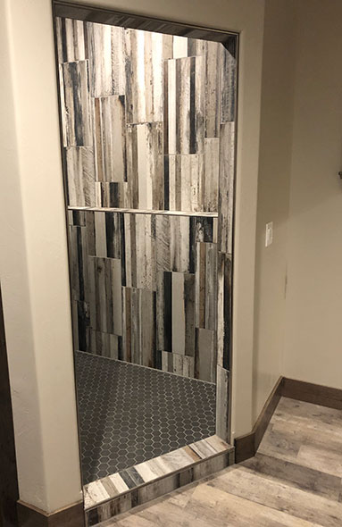 bathroom tile installation
